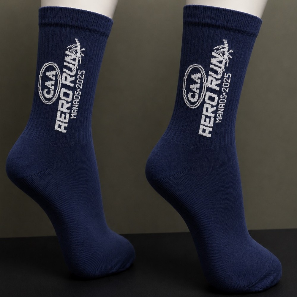 Meia personalizada CAA Aero Run Manaos
